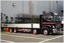 10増tエアサス 平ボディ車